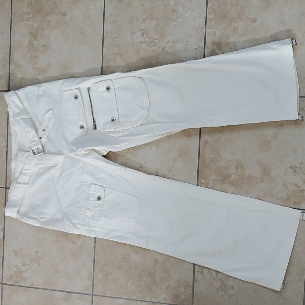 Creamy White Long Capri Pants